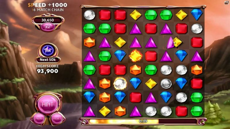 Mini game kim cương được nhiều người chơi yêu thích